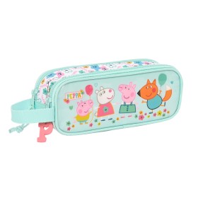 Trousse Fourre-Tout Double Peppa Pig Cosy corner Bleu clair (21 x 8 x 6 cm) de Peppa Pig, Trousses - Réf : S4306497, Prix : 6...