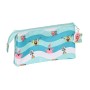 Portatodo Triple Spongebob Stay positive Azul Blanco (22 x 12 x 3 cm) de Spongebob, Estuches - Ref: S4306514, Precio: 6,72 €,...