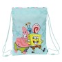 Rucksacktasche mit Bändern Spongebob Stay positive Blau Weiß (26 x 34 x 1 cm) von Spongebob, Schulranzen - Ref: S4306516, Pre...