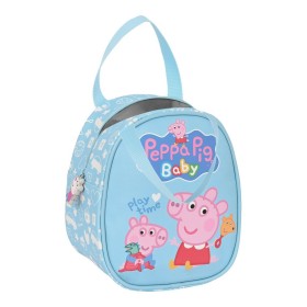 Porta-merendas Térmico Peppa Pig Baby Azul 19 x 22 x 14 cm de Peppa Pig, Armazenamento de alimentos - Ref: S4306521, Preço: 7...