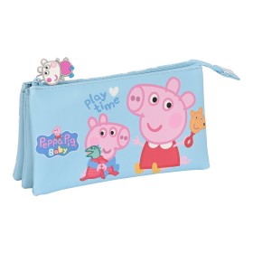 Astuccio Scuola Peppa Pig Baby Azzurro Chiaro (22 x 12 x 3 cm) di Peppa Pig, Porta penne - Rif: S4306522, Prezzo: 6,04 €, Sco...