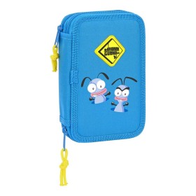 Double Pencil Case El Hormiguero Blue 12.5 x 19.5 x 4 cm (28 Pieces) by El Hormiguero, Pencil cases - Ref: S4306565, Price: 9...