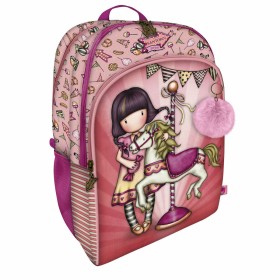 Cartable Gorjuss Carousel Saumon (34.5 x 43.5 x 22 cm) de Gorjuss, Sacs à dos enfant - Réf : S4306612, Prix : 27,96 €, Remise...