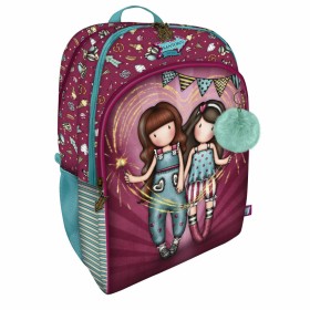 Cartable Gorjuss Fireworks Bordeaux (34.5 x 43.5 x 22 cm) de Gorjuss, Sacs à dos enfant - Réf : S4306694, Prix : 27,59 €, Rem...