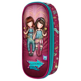 School Case Gorjuss Fireworks Maroon (10 x 23 x 6 cm) by Gorjuss, Pencil cases - Ref: S4306713, Price: 8,53 €, Discount: %