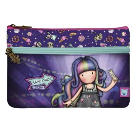 School Case Gorjuss Up and away Purple (23.4 x 15.5 x 1.5 cm) by Gorjuss, Pencil cases - Ref: S4306738, Price: 7,16 €, Discou...