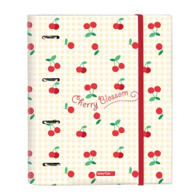 Reliure à anneaux Safta Cherry A4 Beige (27 x 32 x 3.5 cm) de Safta, Classeurs - Réf : S4306863, Prix : 7,39 €, Remise : %