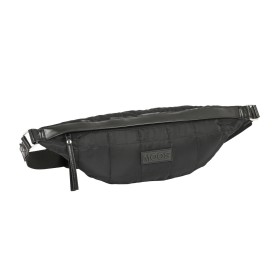 Sac banane Moos Negro Rembourré Noir (41 x 15.5 x 7 cm) de Moos, Sacs banane ville - Réf : S4306993, Prix : 17,90 €, Remise : %