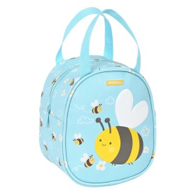 Porta-merendas Térmico Safta Abeja Azul Claro (19 x 22 x 14 cm) de Safta, Armazenamento de alimentos - Ref: S4307032, Preço: ...