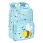 Mochila Escolar Safta Abeja Azul claro (20 x 28 x 8 cm) de Safta, Mochilas infantiles - Ref: S4307033, Precio: 11,50 €, Descu...