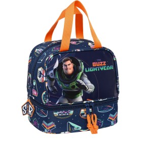 Lancheira Buzz Lightyear Azul Marinho 20 x 20 x 15 cm de Buzz Lightyear, Armazenamento de alimentos - Ref: S4307233, Preço: 1...