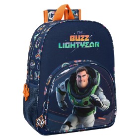 Mochila Escolar Buzz Lightyear Azul Marinho (33 x 42 x 14 cm) de Buzz Lightyear, Mochilas infantis - Ref: S4307238, Preço: 16...