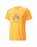 Camiseta de Manga Corta Hombre Puma Amarillo Hombre | Tienda24 Tienda24.eu