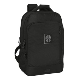 Sac à Dos pour Portable et Tablette avec Sortie USB The Mandalorian Noir de The Mandalorian, Sacs et housses pour ordinateurs...