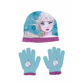 Mütze und Handschuhe Frozen Memories Blau von Frozen, Mütze, Schal & Handschuh-Sets - Ref: S4307348, Preis: 10,37 €, Rabatt: %