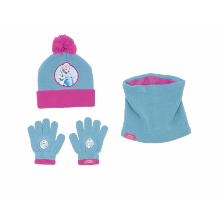 Hat, Gloves and Neck Warmer Frozen Memories Blue by Frozen, Scarf, Hat & Glove Sets - Ref: S4307349, Price: 16,17 €, Discount: %