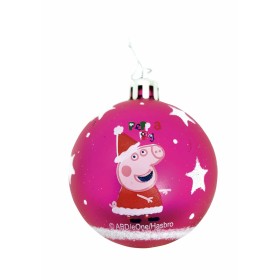 Bola de Navidad Peppa Pig Cosy corner Fucsia 6 Unidades Plástico (Ø 8 cm) de Peppa Pig, Navidad - Ref: S4307354, Precio: 8,77...