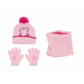 Bonnet, Gants et Echarpe Peppa Pig Cosy corner Rose de Peppa Pig, Packs bonnet, écharpe et gants - Réf : S4307360, Prix : 16,...