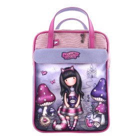 Mochila Gorjuss Cheshire cat Cor de Rosa Roxo (27 x 10 x 37 cm) de Gorjuss, Mochilas infantis - Ref: S4307431, Preço: 26,26 €...