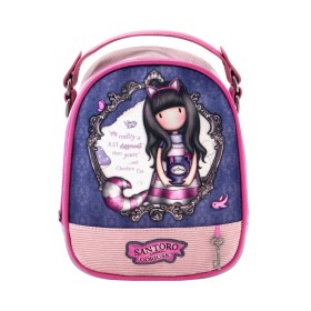 Rucksack Gorjuss Cheshire cat Rosa Mini Lila (18,8 x 22 x 10,2 cm) von Gorjuss, Kinderrucksäcke - Ref: S4307440, Preis: 31,31...