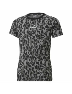 Maglia a Maniche Corte per Bambini Puma Alpha AOP Nero da Puma, Bambino - Ref: S6452568, Precio: 21,16 €, Descuento: %