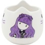 Tazza con Piatto Gorjuss Smitten kitten Bianco Nero Ceramica Sottobicchieri Tazza | Tienda24 - Global Online Shop Tienda24.eu