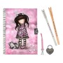 Agenda avec accessoires Gorjuss Ruby wild Gris 25 x 25 x 2.8 cm de Gorjuss, Carnets blancs & Journaux intimes - Réf : S430750...