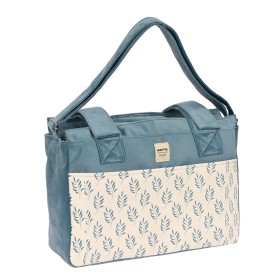 Sac à langer Safta Leaves Turquoise (46 x 26 x 15 cm) de Safta, Sacs à langer - Réf : S4307509, Prix : 33,81 €, Remise : %