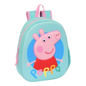 Mochila Escolar Peppa Pig Turquesa de Peppa Pig, Mochilas infantiles - Ref: S4307599, Precio: 15,06 €, Descuento: %