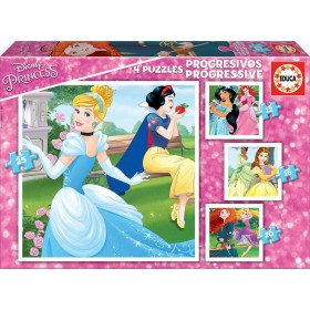 Set de 4 Puzzles Disney Princess Magical   16 x 16 cm de Disney Princess, Puzzles classiques - Réf : S4307673, Prix : 10,13 €...