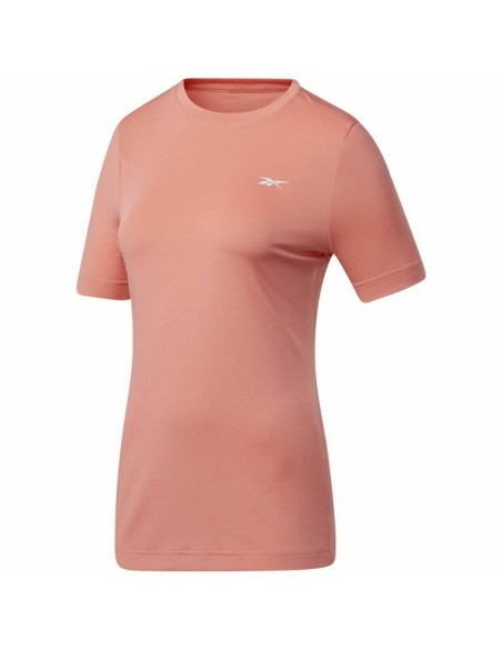 T-shirt à manches courtes femme Workout Ready Reebok Supremium Rose | Tienda24 Tienda24.eu