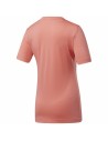 Camisola de Manga Curta Mulher Workout Ready Reebok Supremium Cor de Rosa | Tienda24 Tienda24.eu