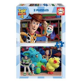 Set de 2 Puzzles Toy Story Ready to play   48 Pièces 28 x 20 cm de Toy Story, Puzzles classiques - Réf : S4307755, Prix : 10,...