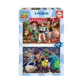 Set de 2 Puzzles Toy Story Ready to play   100 Pièces 40 x 28 cm de Toy Story, Puzzles classiques - Réf : S4307756, Prix : 11...