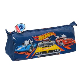 Trousse d'écolier Hot Wheels Speed club Orange Blue marine (21 x 8 x 7 cm) de Hot Wheels, Trousses - Réf : S4307771, Prix : 5...