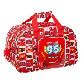 Sac de sport Cars Let's race Rouge Blanc (40 x 24 x 23 cm) de Cars, Sacs de sport enfant - Réf : S4307789, Prix : 16,77 €, Re...