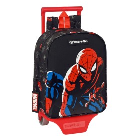 Mochila Escolar com Rodas Spider-Man Hero Preto 22 x 27 x 10 cm de Spider-Man, Mochilas infantis - Ref: S4307810, Preço: 17,0...