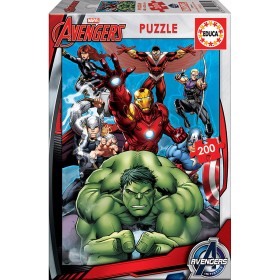 Puzzle The Avengers Super Heroes   200 Pièces 40 x 28 cm de The Avengers, Puzzles classiques - Réf : S4307862, Prix : 10,13 €...