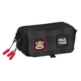 Triple Carry-all Paul Frank Campers Black (21,5 x 10 x 8 cm) by Paul Frank, Pencil cases - Ref: S4307885, Price: 4,94 €, Disc...