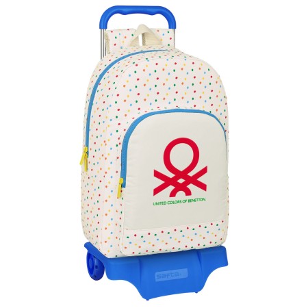 School Rucksack with Wheels Benetton Topitos (30 x 46 x 14 cm) by Benetton, Children's Backpacks - Ref: S4308008, Price: 30,3...