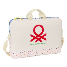 Valigetta per Portatile Benetton Topitos Bianco (40 x 27 x 4 cm) di Benetton, Borse e custodie per laptop e netbook - Rif: S4...