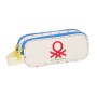 Double Carry-all Benetton Topitos White (21 x 8 x 6 cm) by Benetton, Pencil cases - Ref: S4308014, Price: 7,91 €, Discount: %