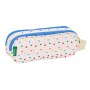 Double Carry-all Benetton Topitos White (21 x 8 x 6 cm) by Benetton, Pencil cases - Ref: S4308014, Price: 7,91 €, Discount: %