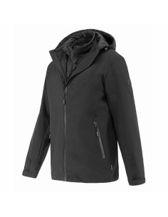 Veste de Sport pour Homme Adidas Mélange French Terry Noir | Tienda24 Tienda24.eu