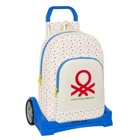 Mochila Escolar com Rodas Benetton Topitos (30 x 46 x 14 cm) de Benetton, Mochilas infantis - Ref: S4308029, Preço: 31,39 €, ...