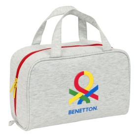 Neceser Escolar Benetton Pop Gris (31 x 14 x 19 cm) de Benetton, Neceseres de viaje - Ref: S4308050, Precio: 11,07 €, Descuen...