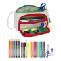 Estuche Escolar con Accesorios Benetton Pop Gris 20 x 11 x 8.5 cm (32 Piezas) | Tienda24 - Global Online Shop Tienda24.eu