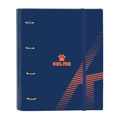 Ring binder Kelme Navy blue Orange Navy Blue (27 x 32 x 3.5 cm) by Kelme, Filing cabinets - Ref: S4308187, Price: 8,63 €, Dis...