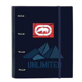 Ring binder Eckō Unltd. Peaks Navy Blue (27 x 32 x 3.5 cm) by Eckō Unltd., Filing cabinets - Ref: S4308217, Price: 8,63 €, Di...