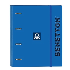 Ring binder Benetton Deep water Blue (27 x 32 x 3.5 cm) by Benetton, Filing cabinets - Ref: S4308234, Price: 8,63 €, Discount: %